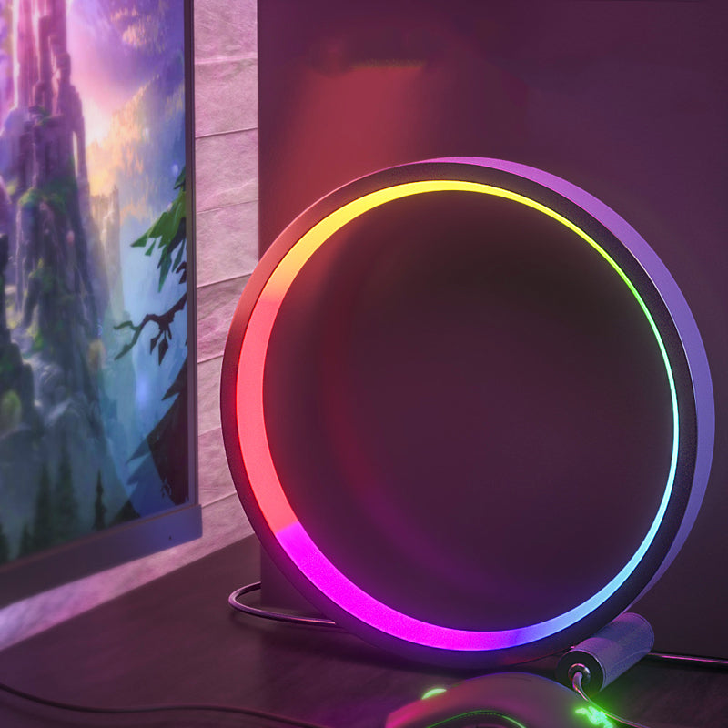 LED Circle RGB Desk Lamp