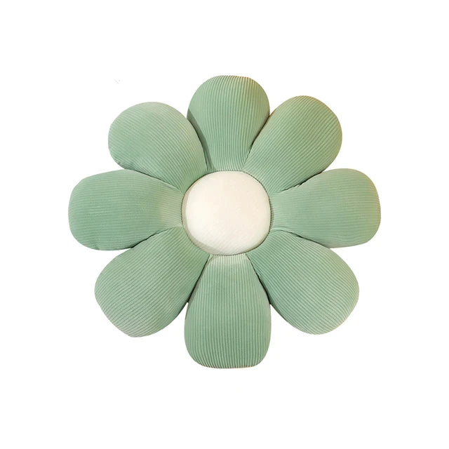 6 Styles Sunflower Pillow Green
