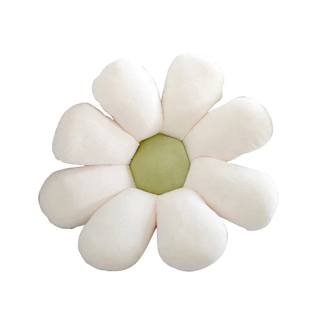 6 Styles Sunflower Pillow White-Green