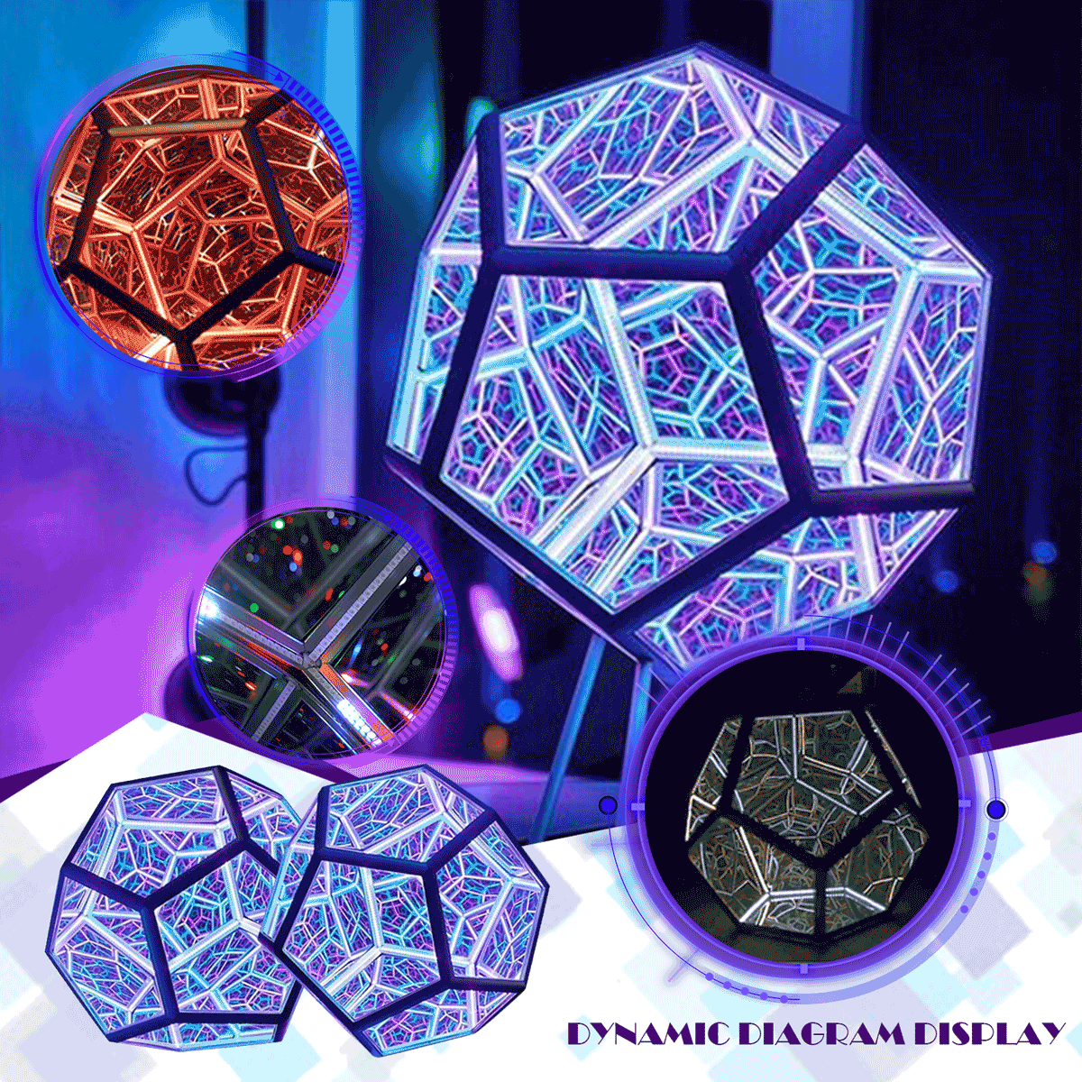Infinite Dodecahedron Decor