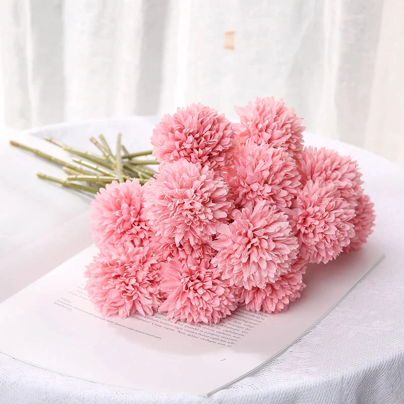 Artificial Flowers Bouquet Pink